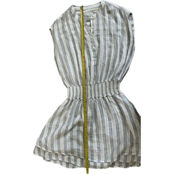 EUC Rails Angelina Blue & White Striped Linen Sundress Size S - Picture 5 of 11